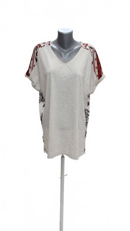 Damen -T-ShirtGenesisohne Aufdruck,farbegemustert,größeL