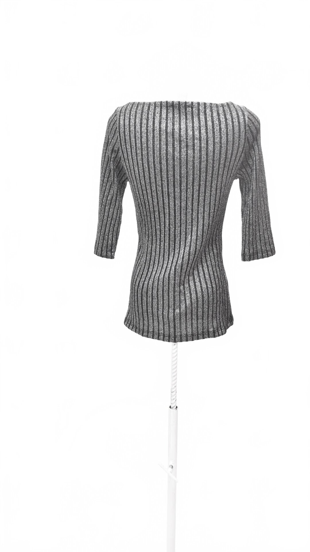 Damen -T-ShirtLindexohne Aufdruck,farbegestreift,größeS