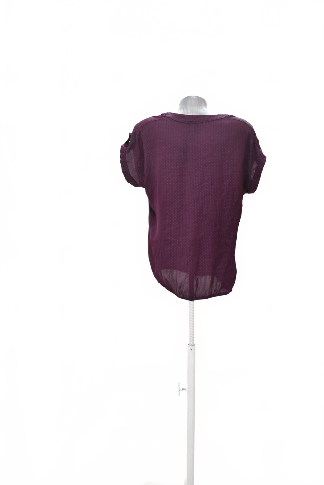 Damen -T-ShirtPromodohne Aufdruck,farbebordo,größeM