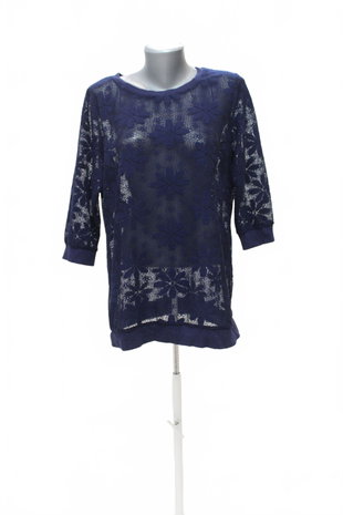 Damen -T-ShirtGeorgeohne Aufdruck,farbeblau,größe44