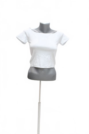 Damen -T-ShirtSinsayohne Aufdruck,farbeweiss,größeS