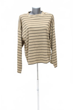 Damen -T-ShirtF&Fohne Aufdruck,farbegestreift,größe42