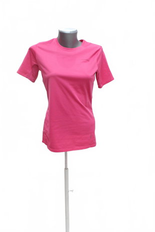 Damen -T-ShirtQuechuaohne Aufdruck,farberute,größeS