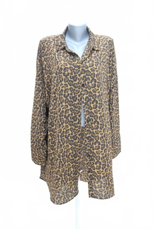 Damen bluse : Brand,Farbeanimal-print,größe: size