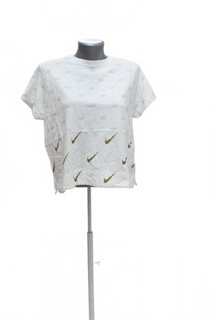 Damen -T-ShirtNikeohne Aufdruck,farbegemustert,größeL