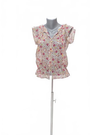 Damen -T-ShirtZaraohne Aufdruck,farbegeblümt,größeM