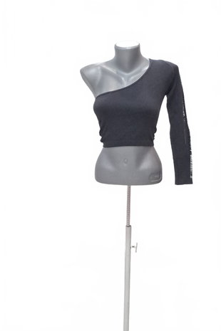 Damen -T-ShirtZaraohne Aufdruck,farbeschwarz,größeXS