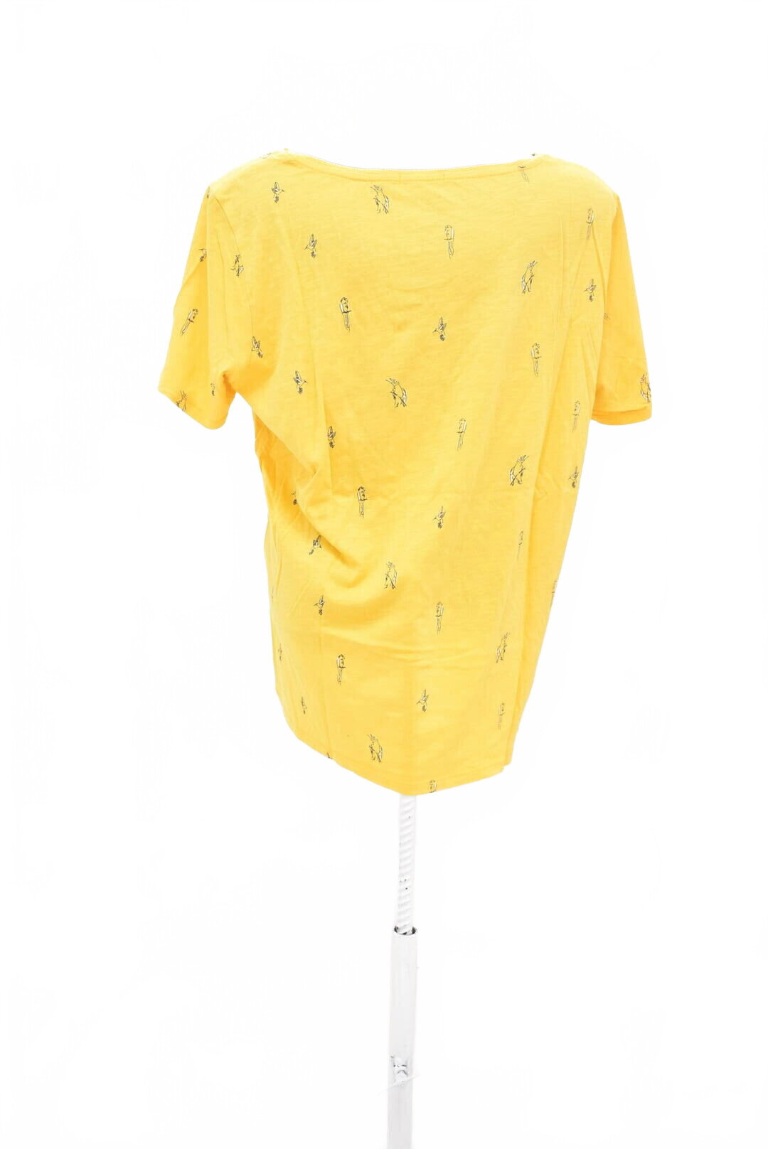 Damen -T-ShirtCecilmit Aufdruck,farbegelb,größeL