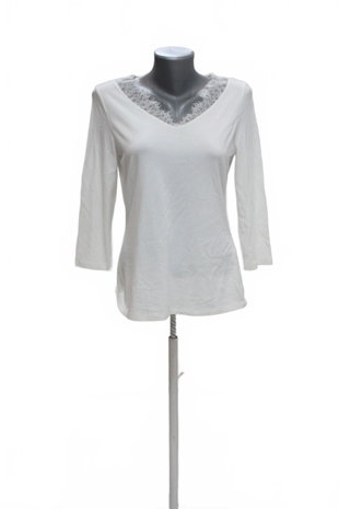 Damen -T-ShirtCommaohne Aufdruck,farbeweiss,größe38