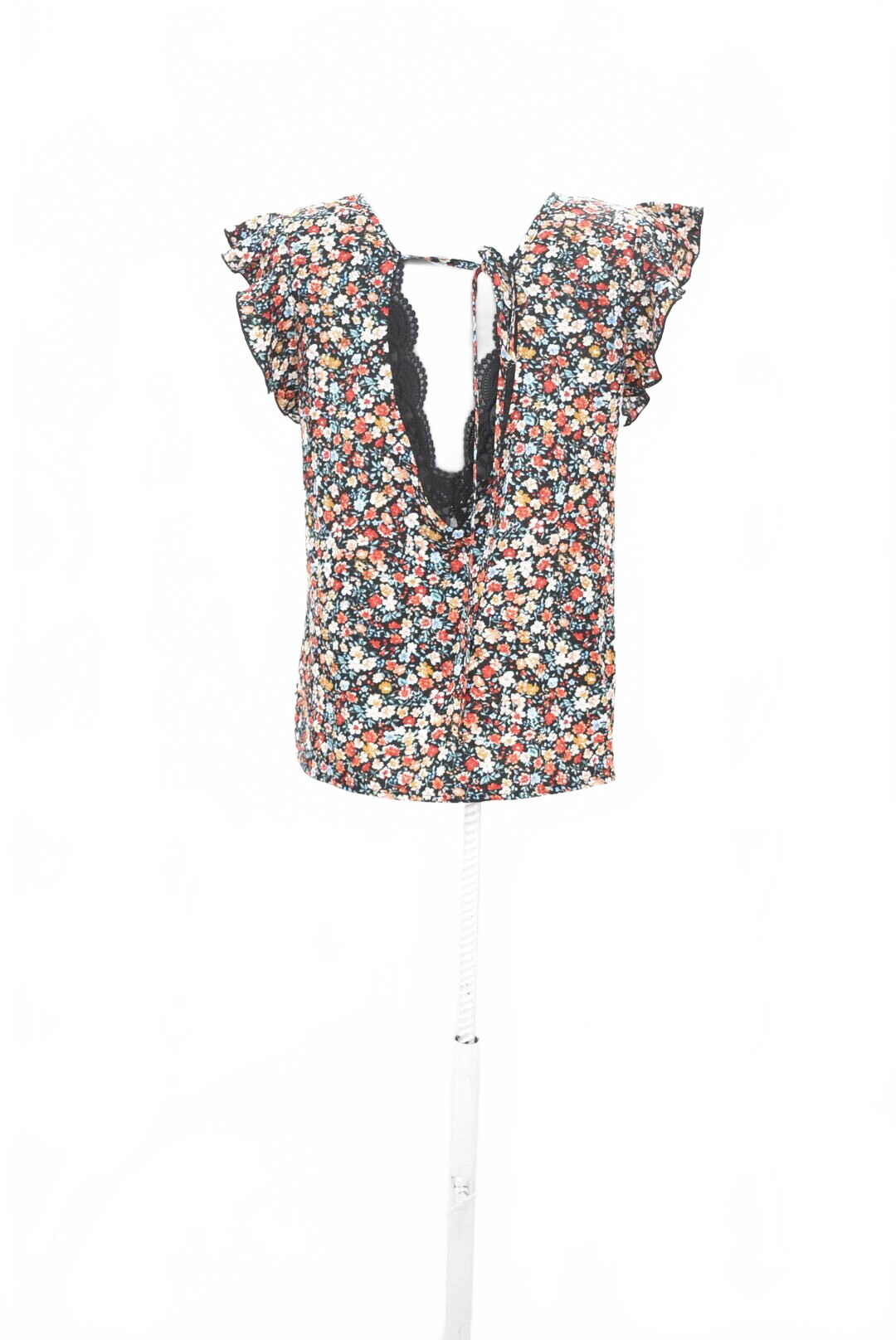 Damen -T-ShirtSheinohne Aufdruck,farbegeblümt,größe38