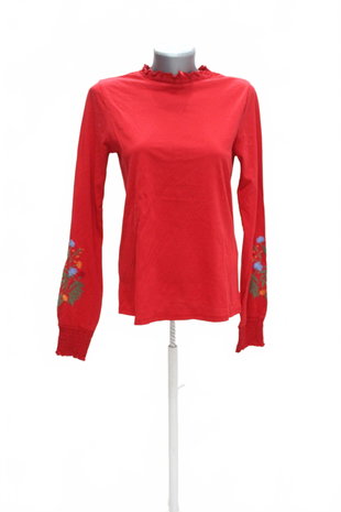Damen -T-ShirtOrsayohne Aufdruck,farberot,größeM