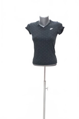 Damen -T-ShirtNikeohne Aufdruck,farbegemustert,größeS