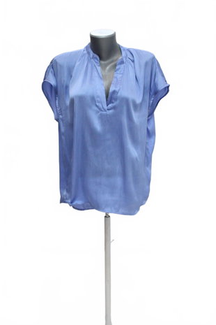 Damen -T-ShirtH&Mohne Aufdruck,farbeblau,größe36