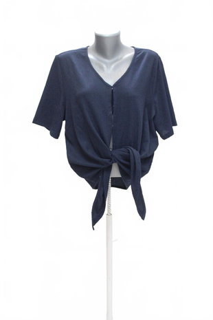 Damen -T-ShirtEsmaraohne Aufdruck,farbeblau,größeM