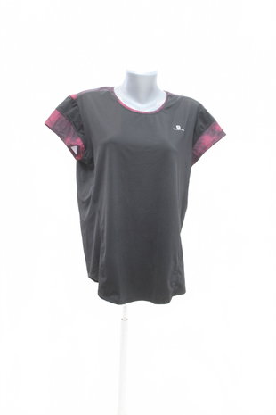 Damen -T-ShirtDomyosmit Aufdruck,farbeschwarz,größeL