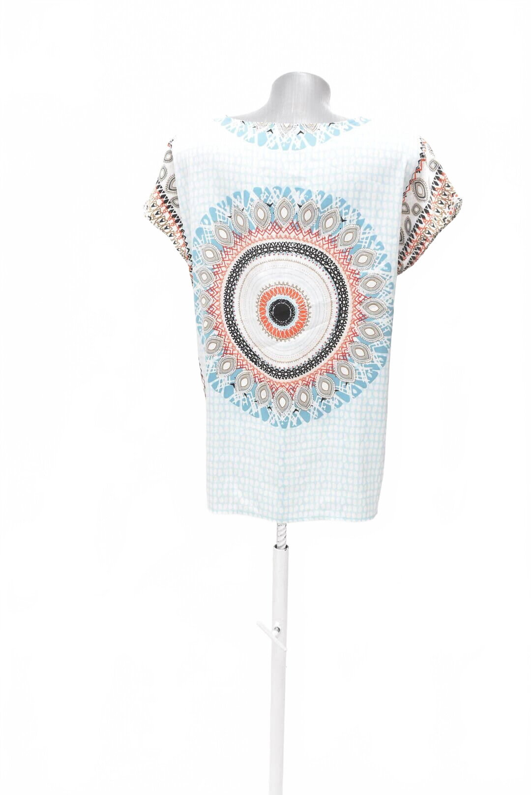 Damen -T-ShirtCommaohne Aufdruck,farbegemustert,größe38