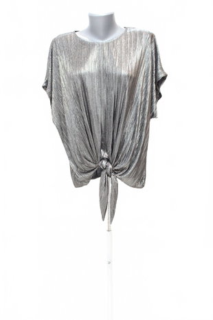 Damen -T-ShirtF&Fohne Aufdruck,farbegrau,größe42