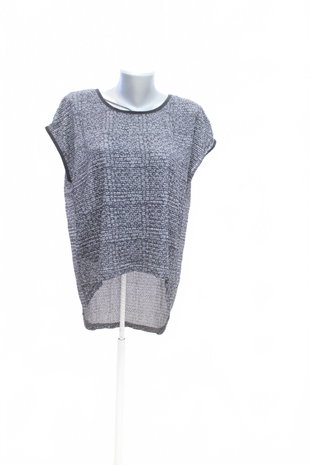 Damen -T-ShirtIchiohne Aufdruck,farbegemustert,größeS