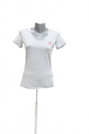 Damen -T-ShirtGuessmit Aufdruck,farbegrau,größeM
