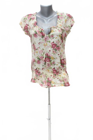 Damen -T-ShirtEspritohne Aufdruck,farbegeblümt,größe34