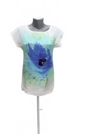 Damen -T-ShirtPromodohne Aufdruck,farbegemustert,größeM