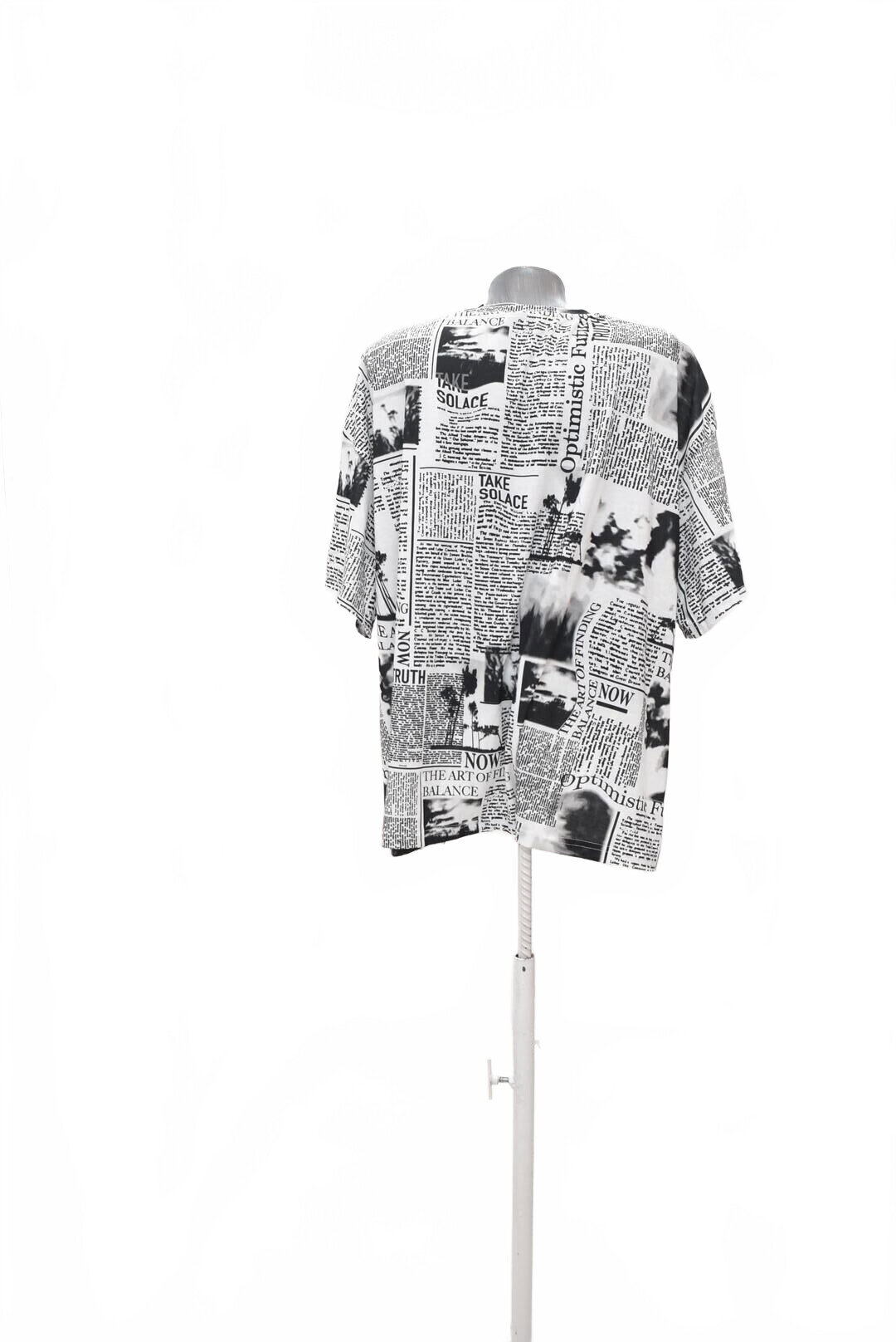 Damen -T-ShirtSheinohne Aufdruck,farbegemustert,größe2XL
