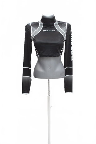 Damen -T-ShirtSheinohne Aufdruck,farbegemustert,größeS