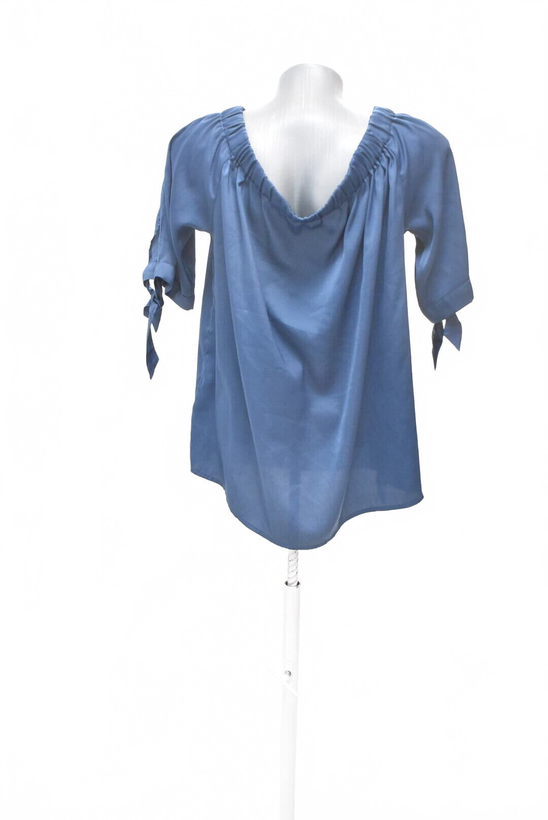 Damen -T-ShirtH&Mohne Aufdruck,farbeblau,größe40