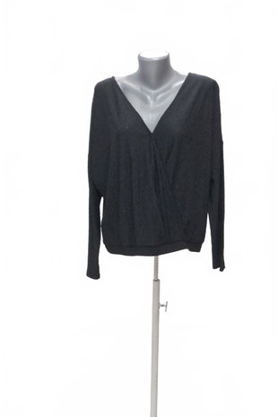 Damen -T-ShirtLindexohne Aufdruck,farbeschwarz,größeL