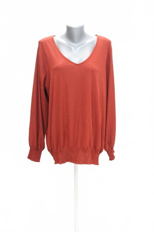 Damen -T-ShirtGenesisohne Aufdruck,farberot,größeXL