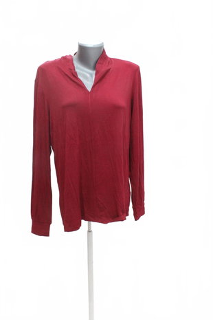 Damen -T-ShirtTchiboohne Aufdruck,farbebordo,größeM