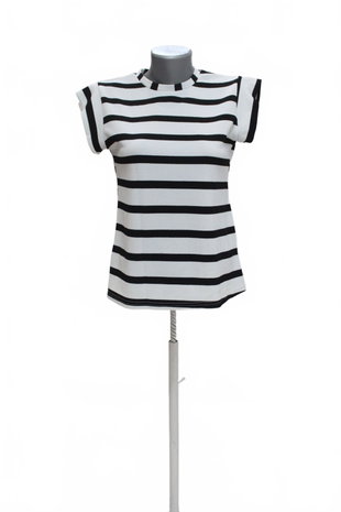 Damen -T-ShirtGenesisohne Aufdruck,farbegestreift,größeS