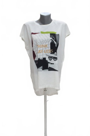 Damen -T-ShirtMohitomit Aufdruck,farbeweiss,größeM