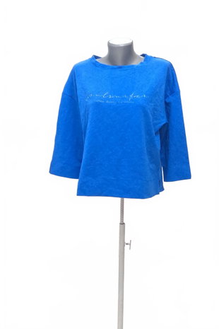 Damen -T-ShirtC&Amit Aufdruck,farbeblau,größeS