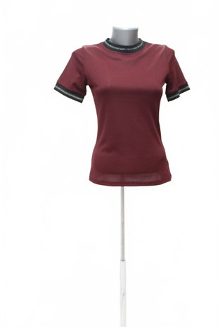Damen -T-ShirtGenesisohne Aufdruck,farbebordo,größe38