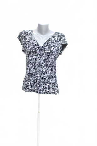 Damen -T-ShirtGenesisohne Aufdruck,farbegeblümt,größeM