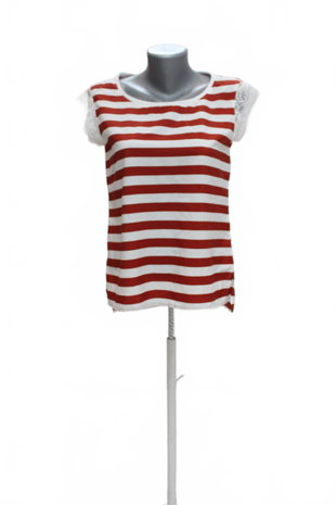Damen -T-ShirtJake*Sohne Aufdruck,farbegestreift,größe34
