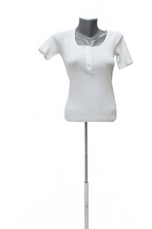 Damen -T-ShirtSinsayohne Aufdruck,farbeweiss,größeXS
