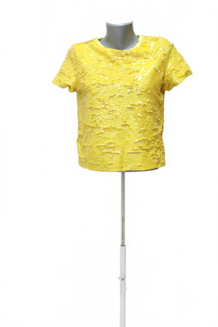 Damen -T-ShirtGenesisohne Aufdruck,farbegelb,größeM