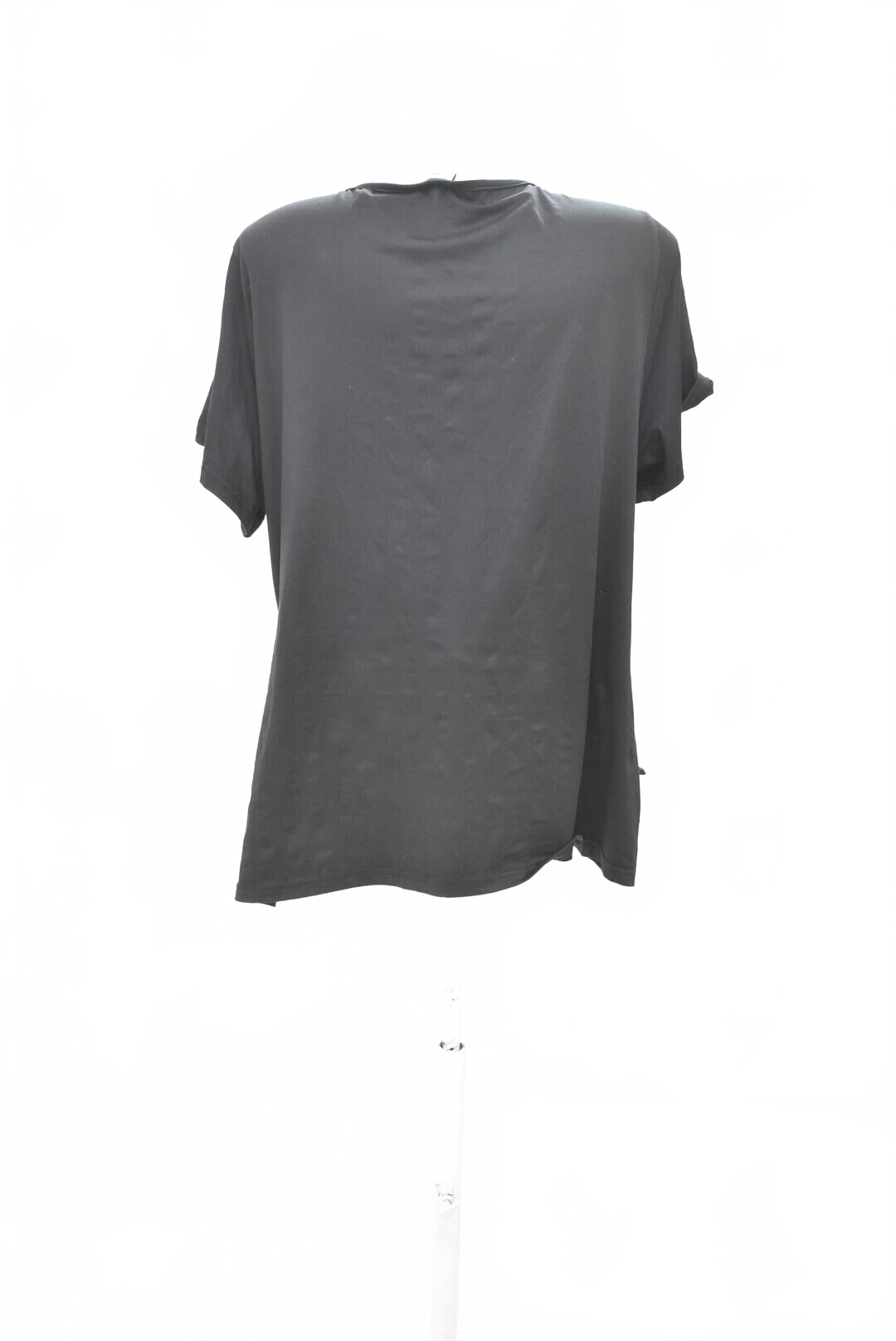 Damen -T-ShirtSheinohne Aufdruck,farbeschwarz,größe3XL