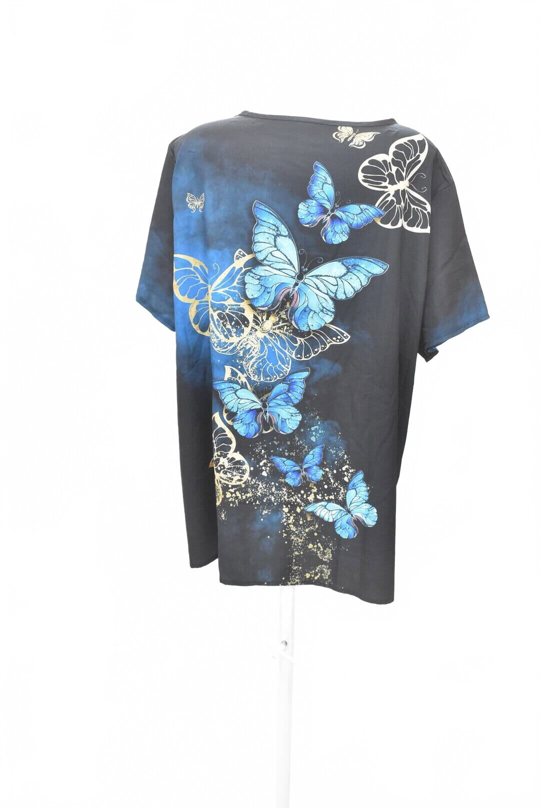 Damen -T-ShirtGenesismit Aufdruck,farbeschwarz,größeL