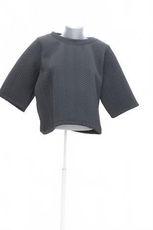 Damen -T-ShirtMonkiohne Aufdruck,farbeschwarz,größeL
