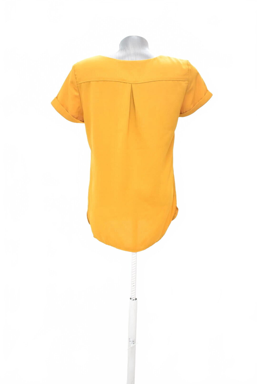 Damen -T-ShirtCamaieuohne Aufdruck,farbegelb,größeM