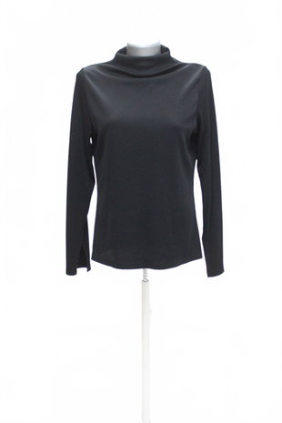 Damen -T-ShirtF&Fohne Aufdruck,farbeschwarz,größe40