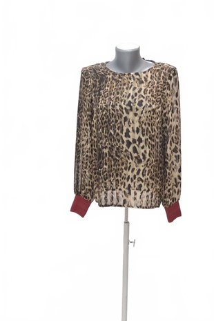 Damen -T-ShirtGenesisohne Aufdruck,farbeanimal-print,größeS