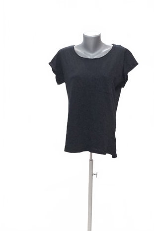 Damen -T-ShirtAmisuohne Aufdruck,farbeschwarz,größeL