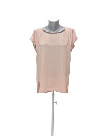 Damen -T-ShirtTchiboohne Aufdruck,farbebeige,größe40