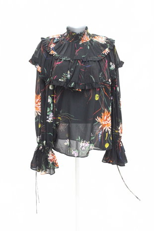 Damen bluse : Brand,Farbegeblümt,größe: size