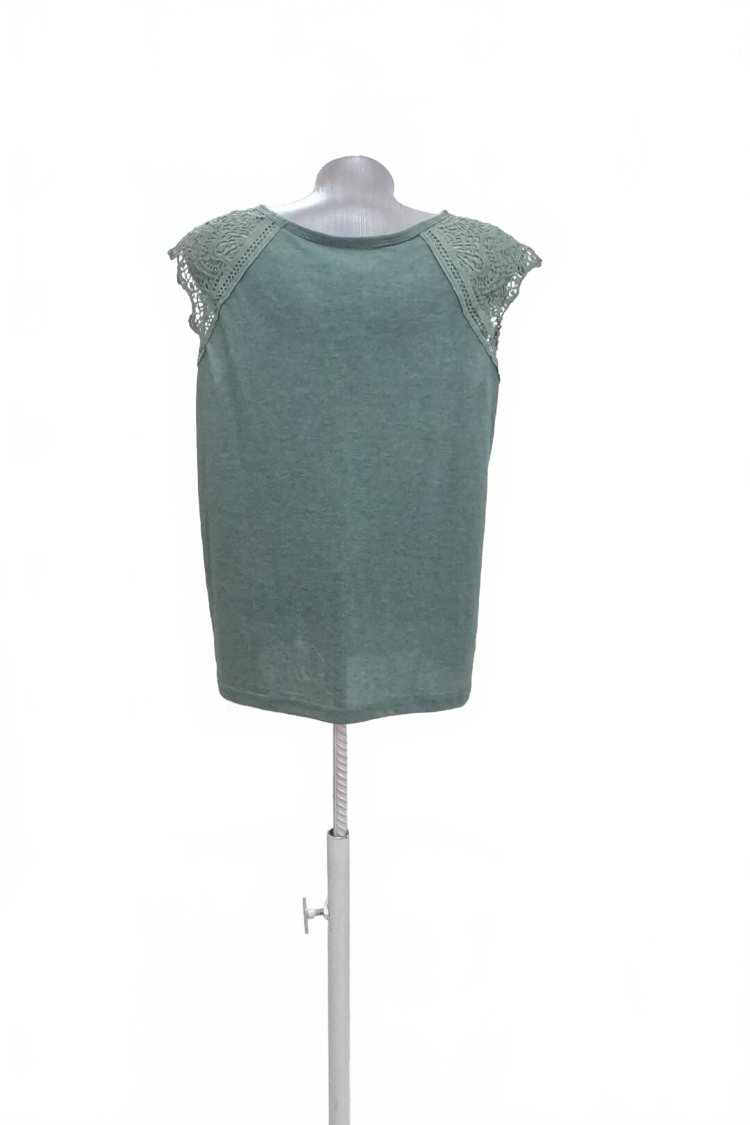 Damen -T-ShirtSheinohne Aufdruck,farbekhaki,größeL