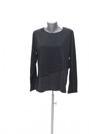 Damen -T-ShirtGenesisohne Aufdruck,farbeschwarz,größe2XL